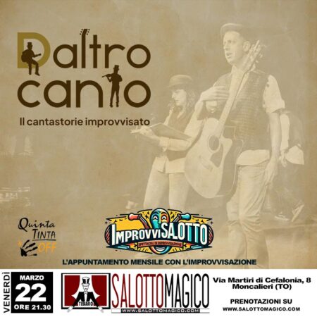 Daltrocanto - IL CANTASTORIE IMPROVVISATO