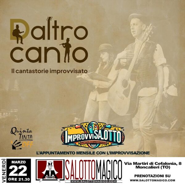 Daltrocanto - IL CANTASTORIE IMPROVVISATO